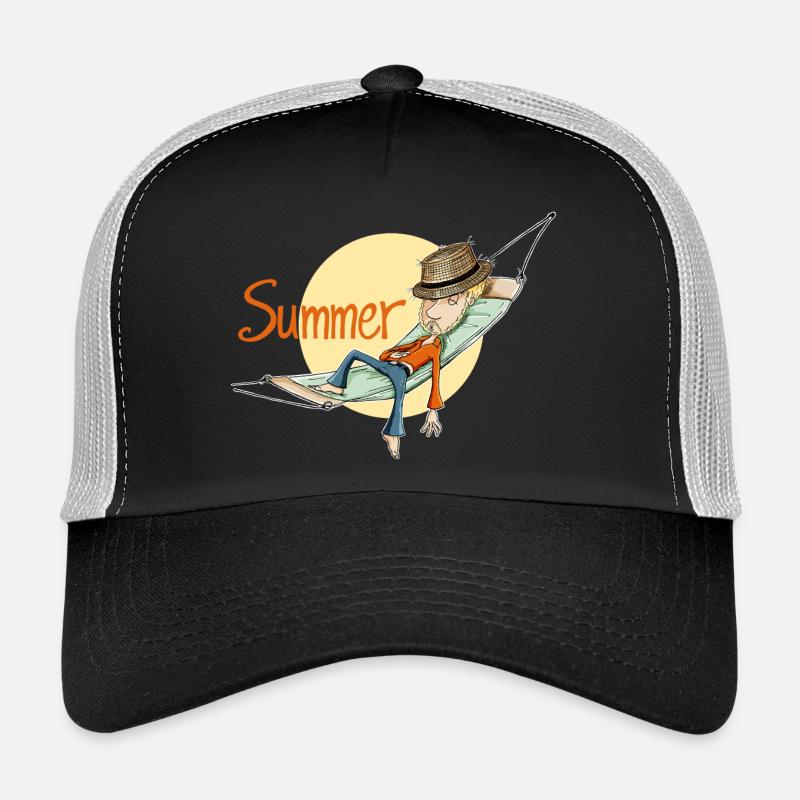 Buzzer - Casquette trucker  - noir/gris pierre