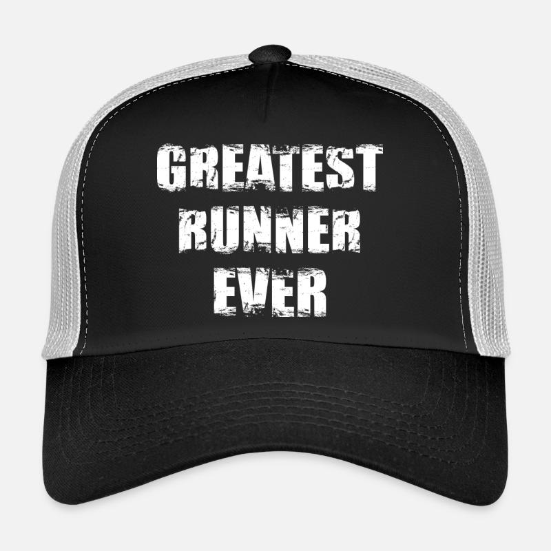 Bester Läufer - Trucker Cap - Schwarz/Steingrau
