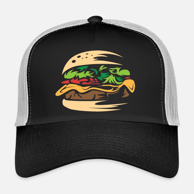 Juicy Burger Smash Restaurant Maison Casquette trucker 