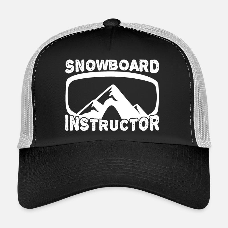 Funny Snowboard Instructor Trucker Cap