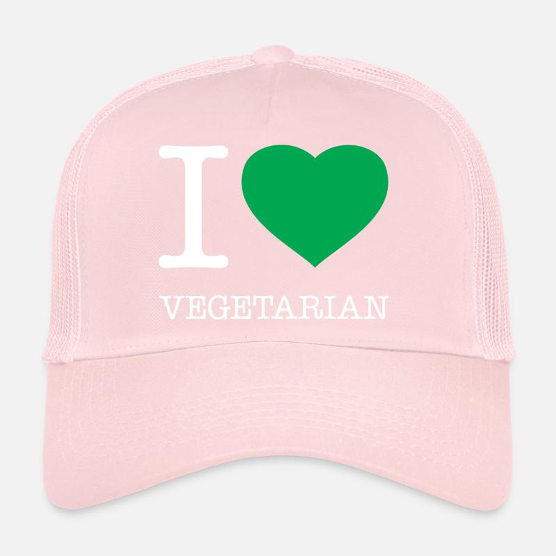 J’ADORE LE VÉGÉTARISME Casquette trucker 