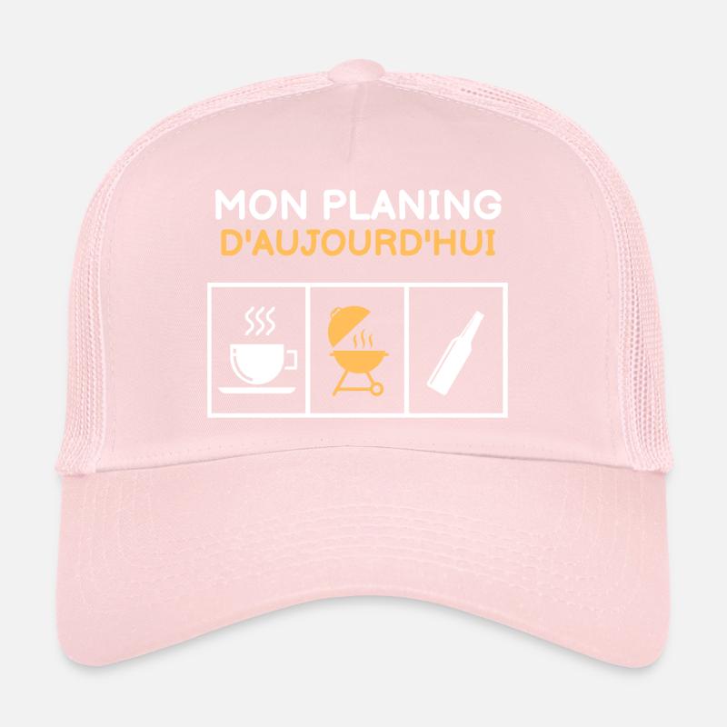 Café Barbecue bière Casquette trucker 