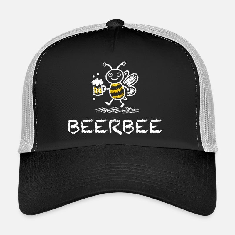 Beerbee Beer Saying Bee Funny Beer Drinker Trucker Cap