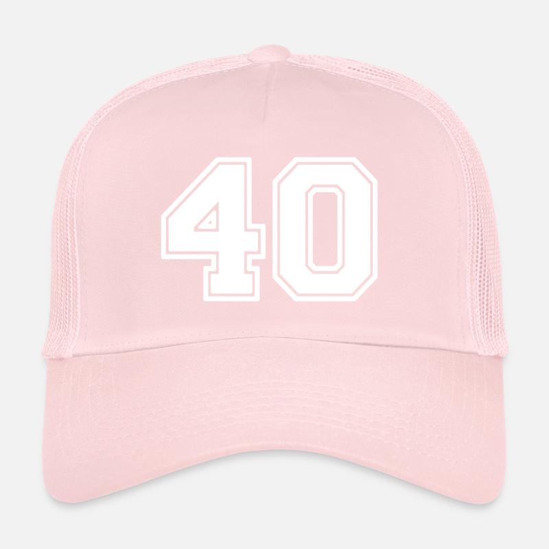 Numéro 40 Casquette trucker 