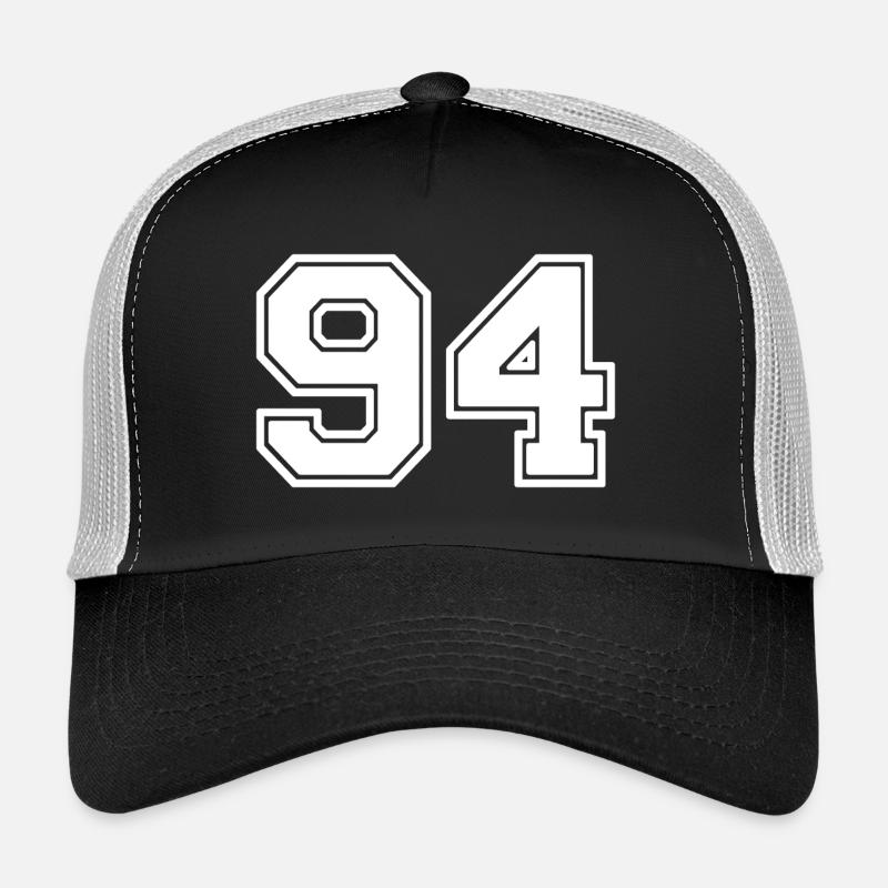 94 - Casquette trucker - noir/gris pierre
