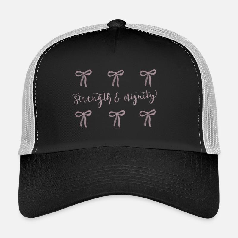 Conception de l’arc Force & Dignité - Proverbes 31:25 Casquette trucker 