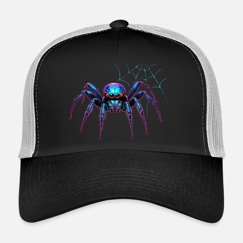 Spider - Trucker Cap - Schwarz/Steingrau