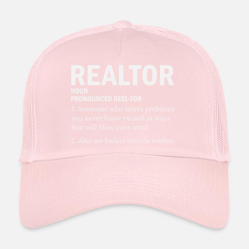 Agent immobilier Casquette trucker 