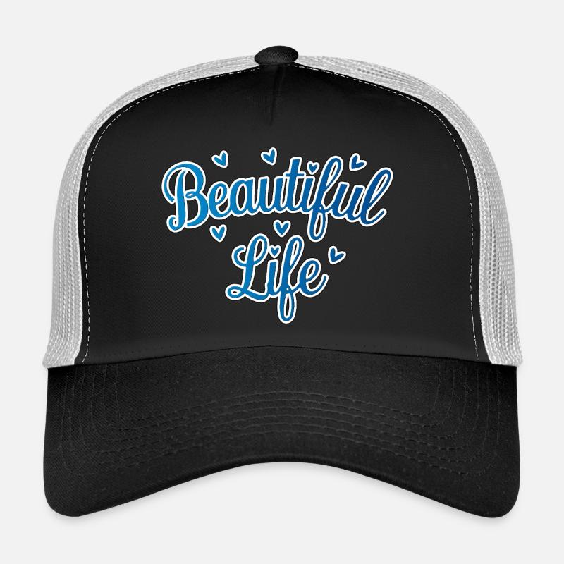 Beautiful Life in Blue Trucker Cap