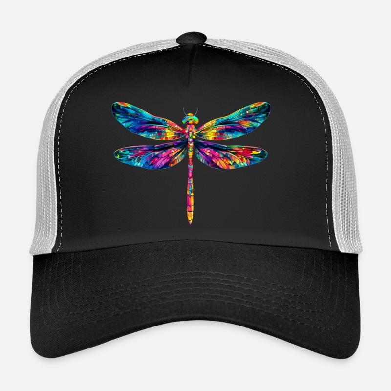 Insecte libellule coloré Casquette trucker 