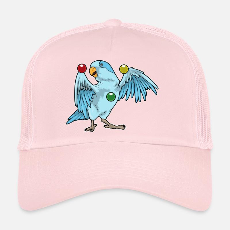 Jongleur perroquet jonglant Casquette trucker 
