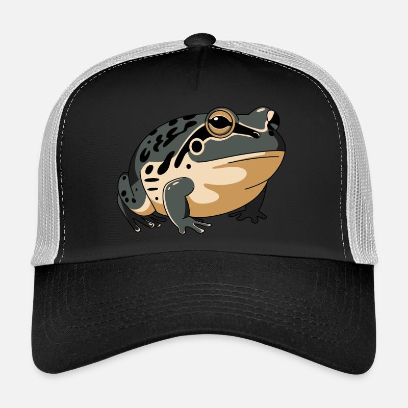 Unique Frog Illustration Trucker Cap