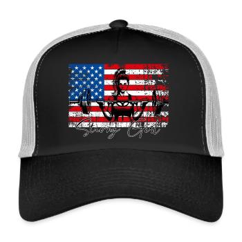 Strong Girl - Trucker Cap - Schwarz/Steingrau - Vorne