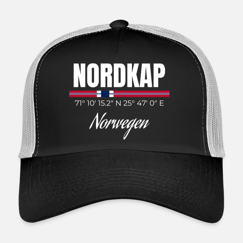 Nordkap - Trucker Cap - Schwarz/Steingrau