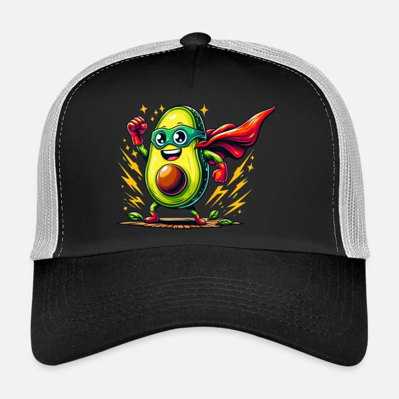 Avocado-Rächer mit Power-Punch Trucker Cap