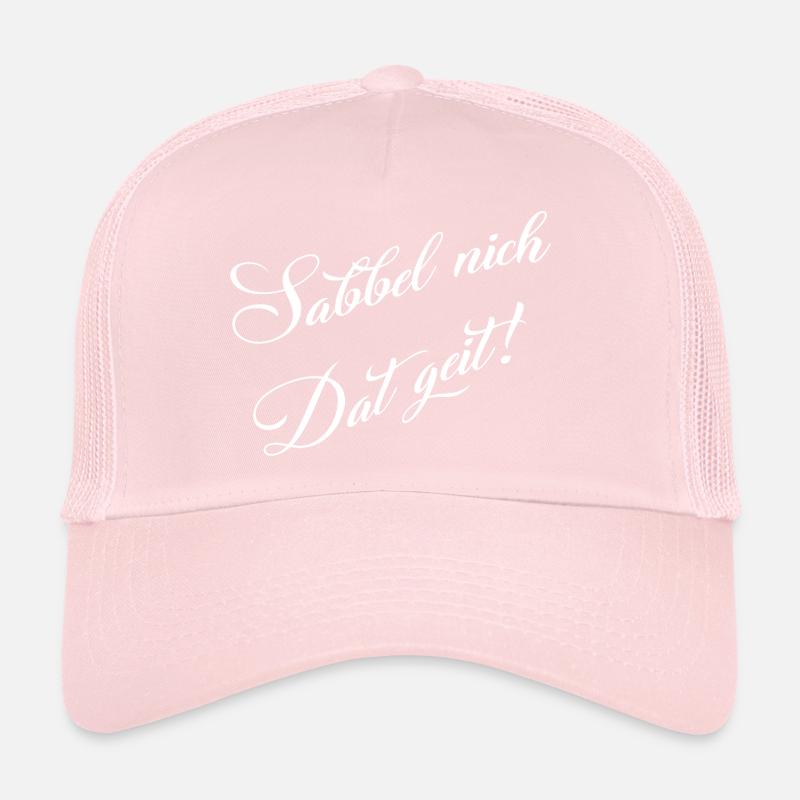 Ne bave pas, conception de dialecte amusante Casquette trucker 