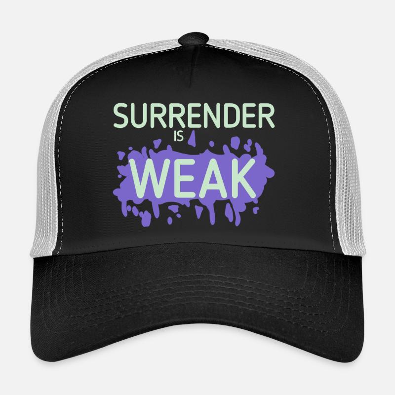 La dévotion est une éclaboussure faible Casquette trucker 