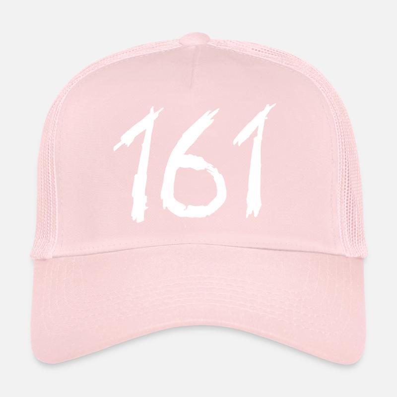 161 Amortissement des chiffres de la brosse à main Casquette trucker 