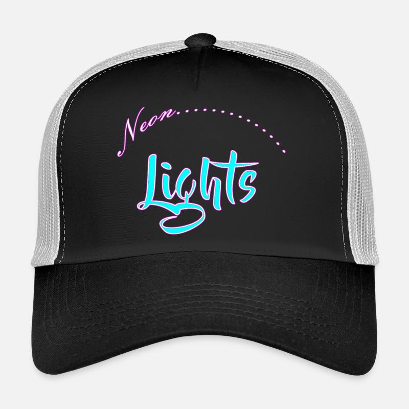 Neon Lights Schriftzug Trucker Cap
