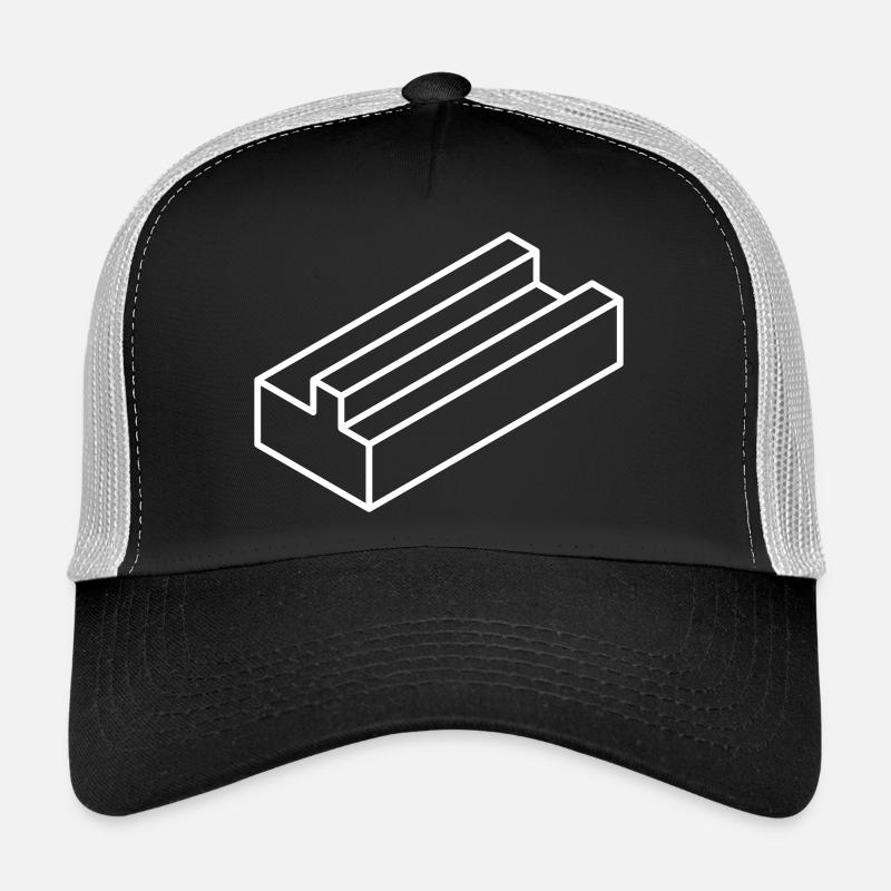Impossible form – optical illusion for nerds Trucker Cap