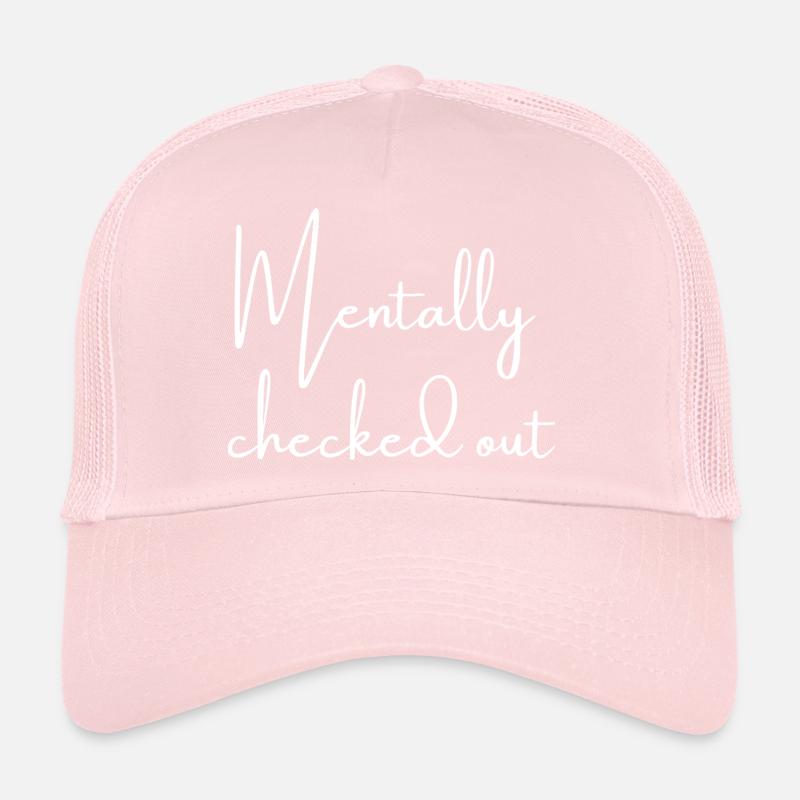 Déconnecté mentalement | Réflexions sur Greysoul Casquette trucker 