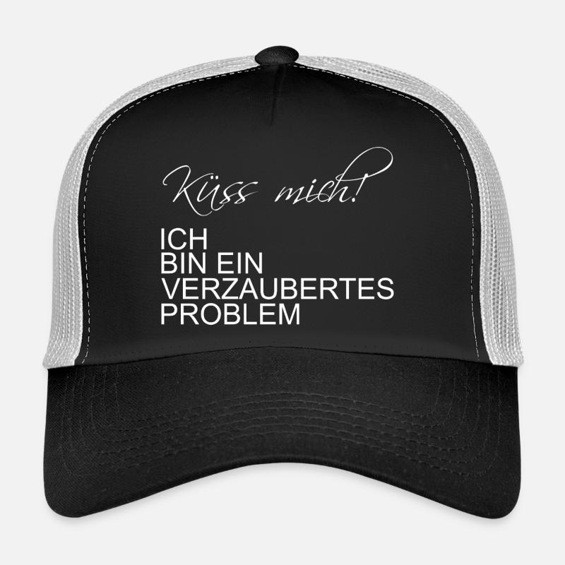 Küss mich ich bin ein verzaubertes Problem Trucker Cap