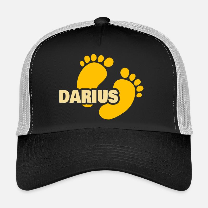 Cadeau pour Darius Casquette trucker 