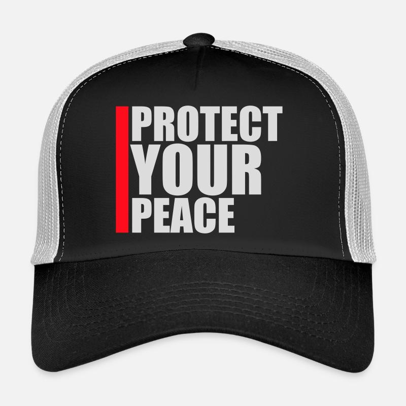 Protect Your Peace Mental Health Mindfulness Trucker Cap