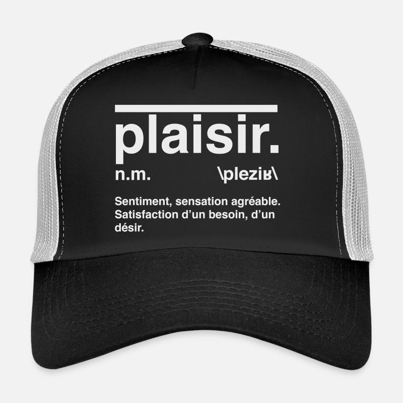Pleasure Definition Dictionary Style Trucker Cap
