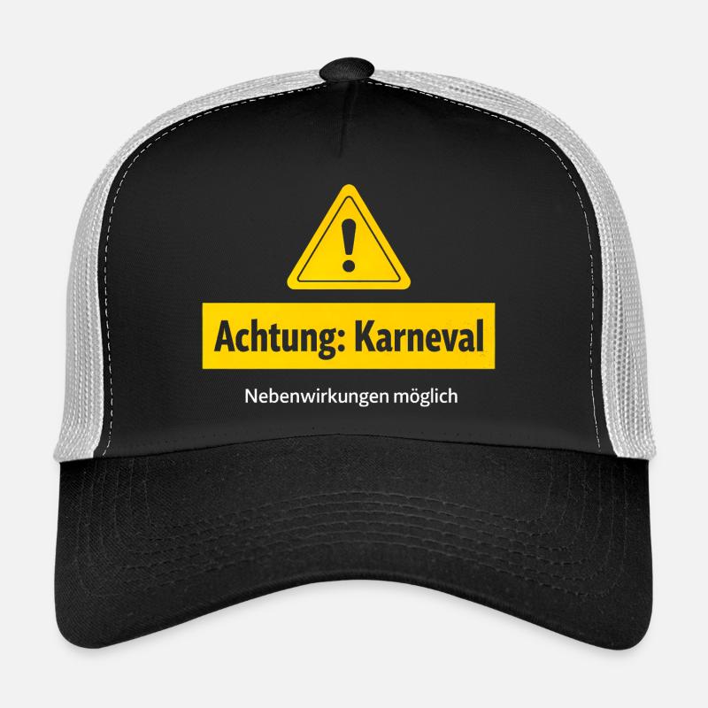 Attention, effets secondaires possibles de carnaval Casquette trucker 