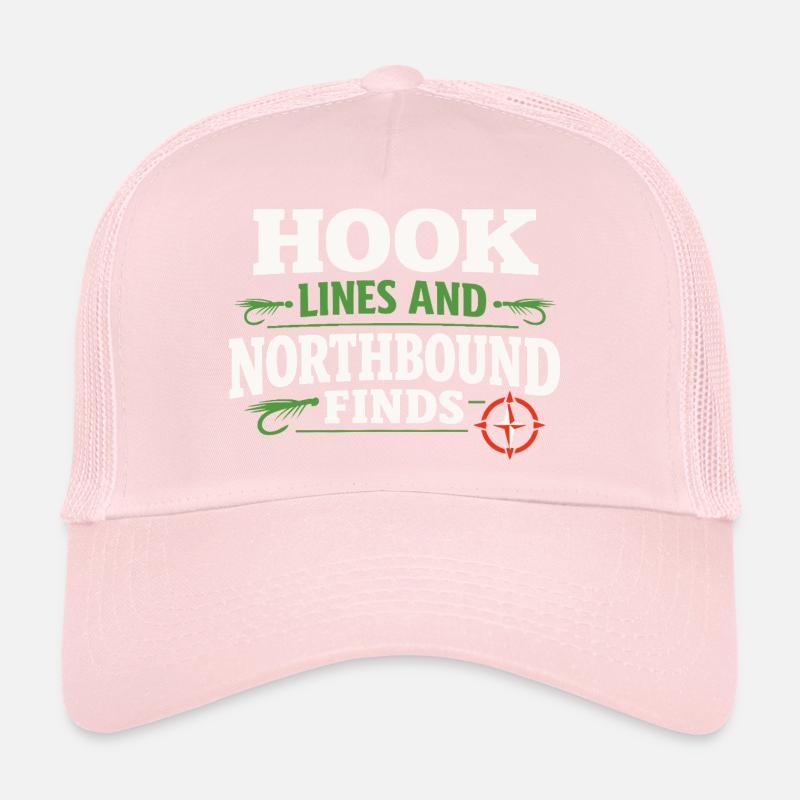 La pêche à la mouche dans les eaux du Nord – Casquette trucker 