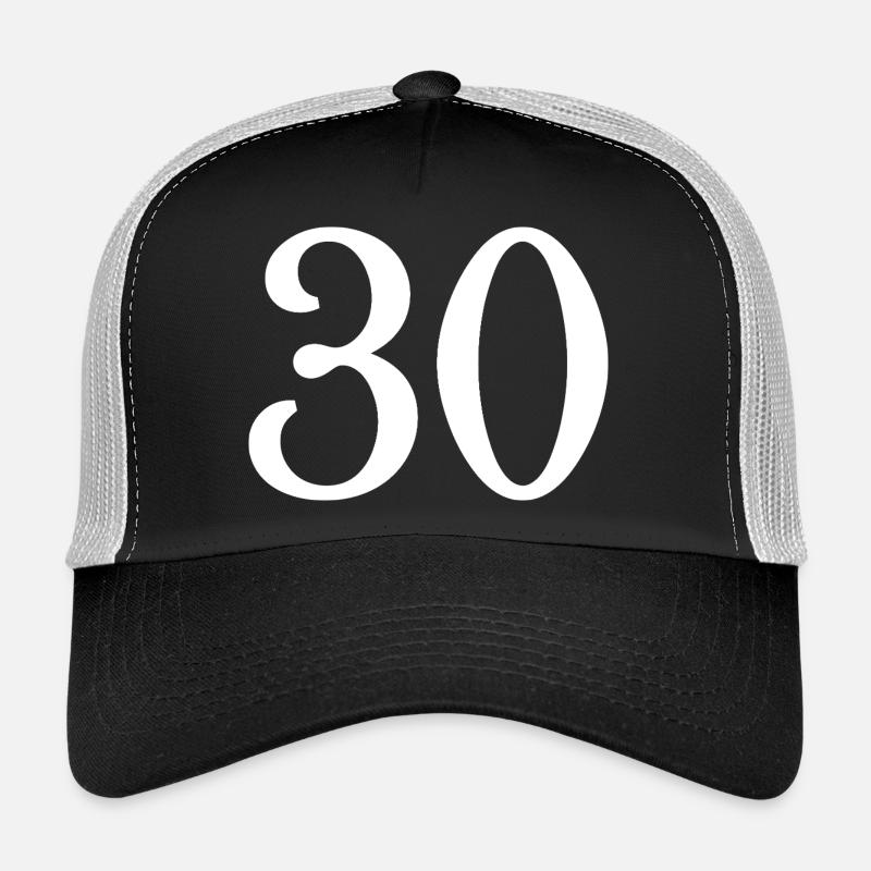 30. 30 ANS. 30e ANNIVERSAIRE. ANNIVERSAIRE 30 ANS. Casquette trucker 