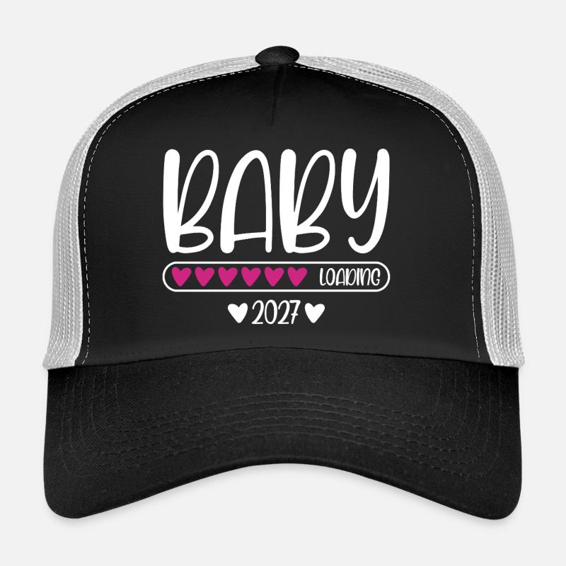 Baby 2027 loading heart loading bar Trucker Cap
