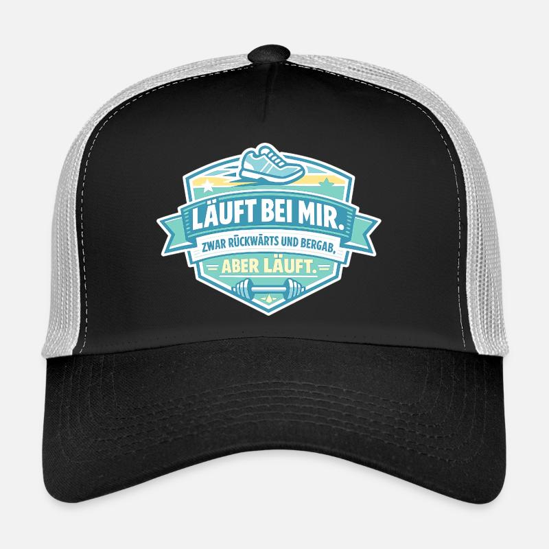 Runs backwards for me Trucker Cap