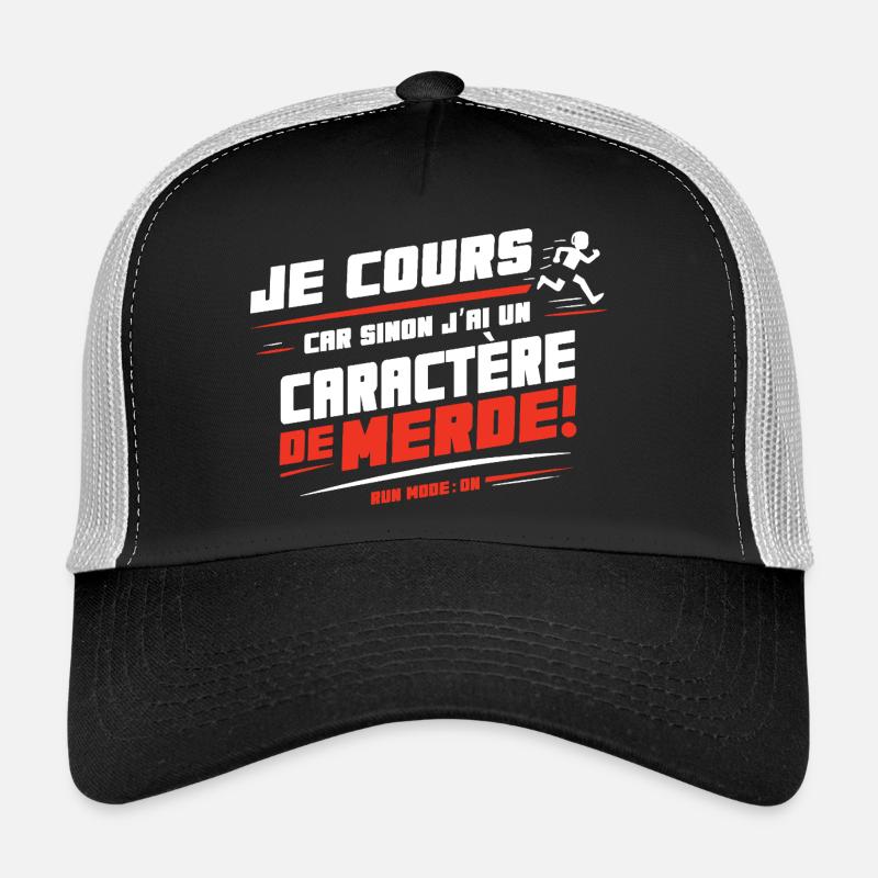 Ich renne, sonst habe ich ein schlechtes Temperament Trucker Cap