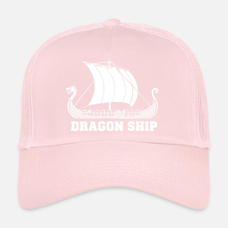 Drakkar-Drachen-Schiff Wikinger-Norse-Schiff Trucker Cap