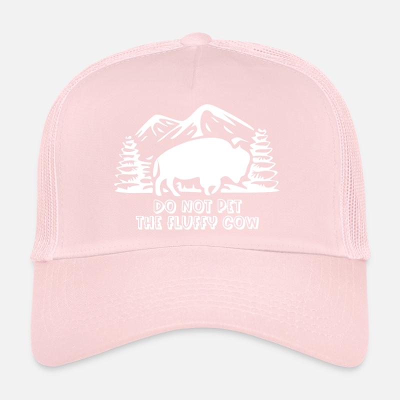 Ne caressez pas la vache duveteuse Casquette trucker 