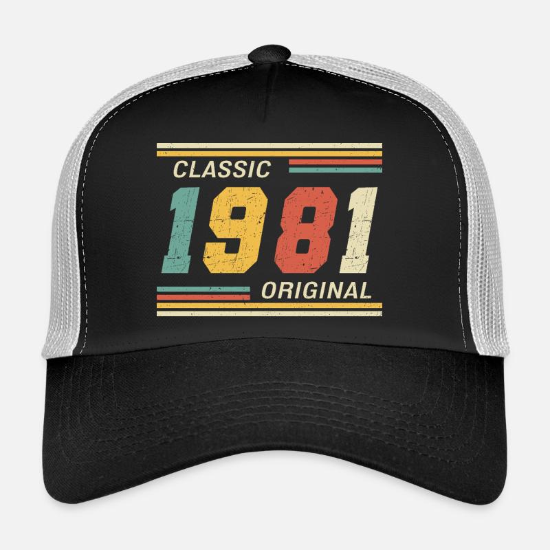 Classique 1981 original 1981 Casquette trucker 