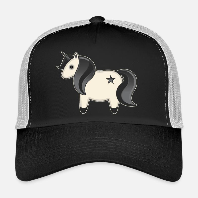 Unicorn - Trucker Cap - black/stone grey