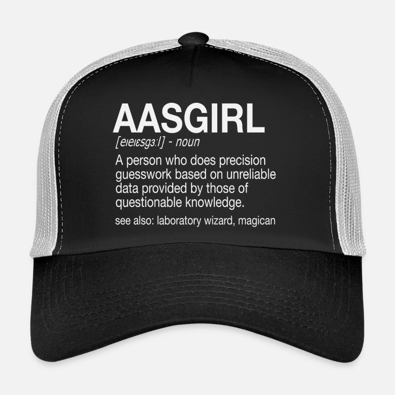 Analyse de spectrométrie d’absorption atomique AAS Girl Casquette trucker 