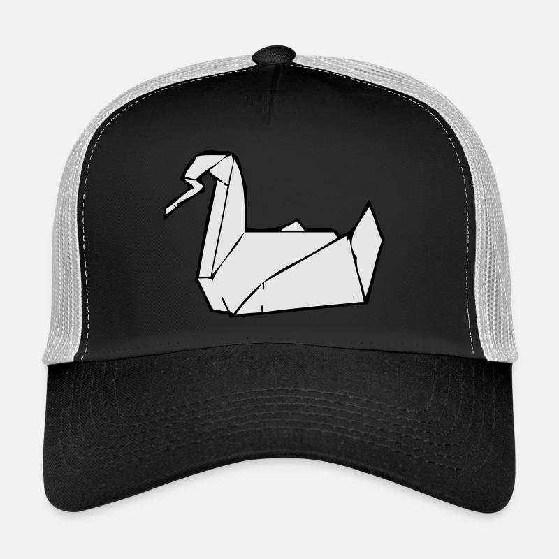 PRISON BREAK Kranich - Trucker Cap - Schwarz/Steingrau
