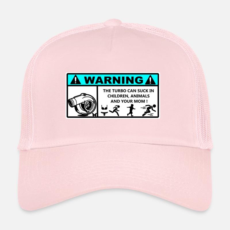 Danger Turbo Aufkleber Trucker Cap