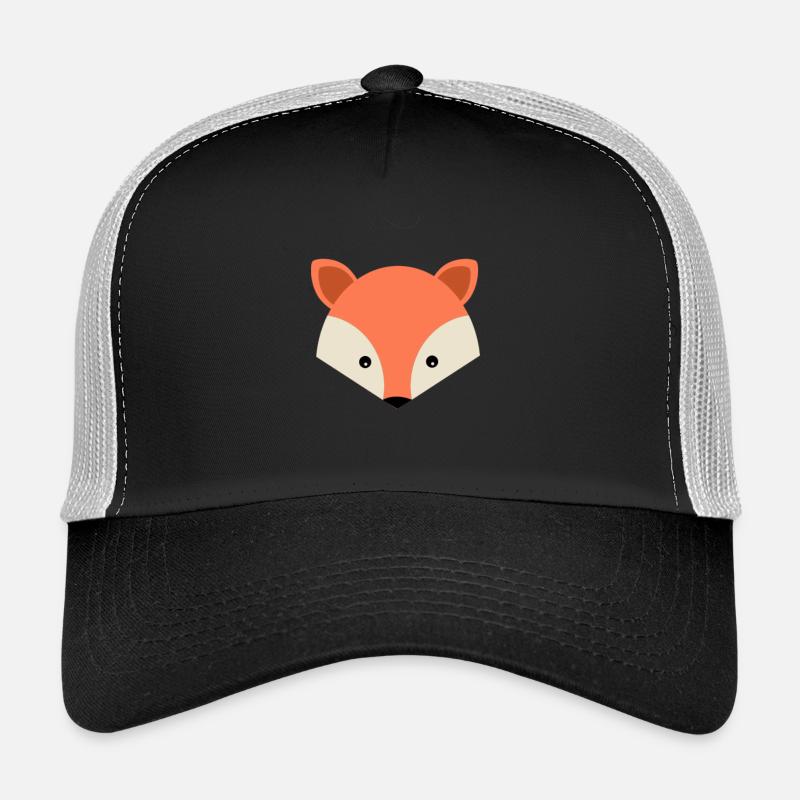 Fuchs - Trucker Cap - Schwarz/Steingrau