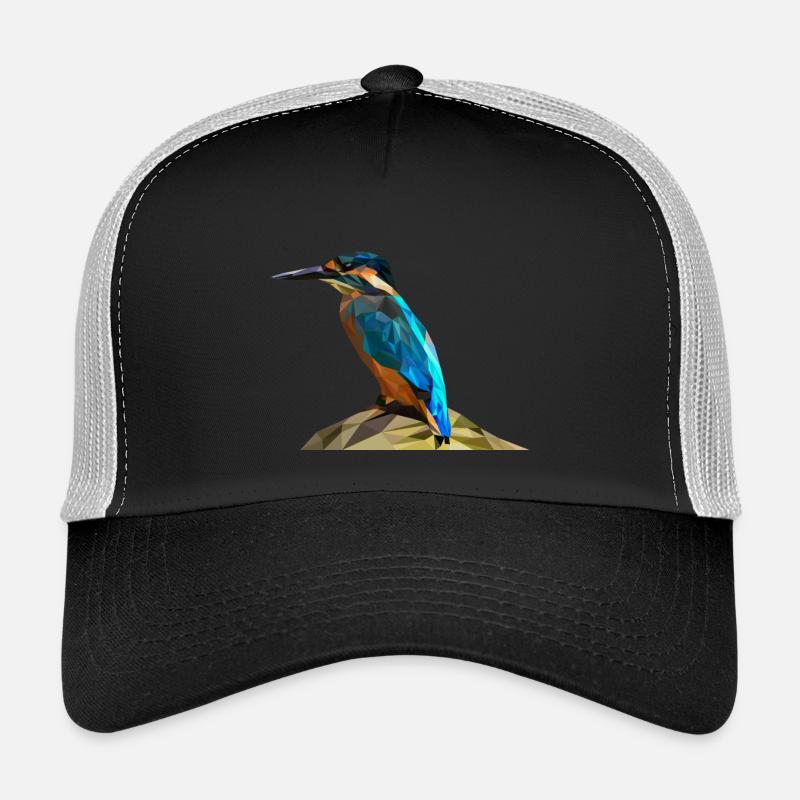 kingfisher - Trucker Cap - black/stone grey