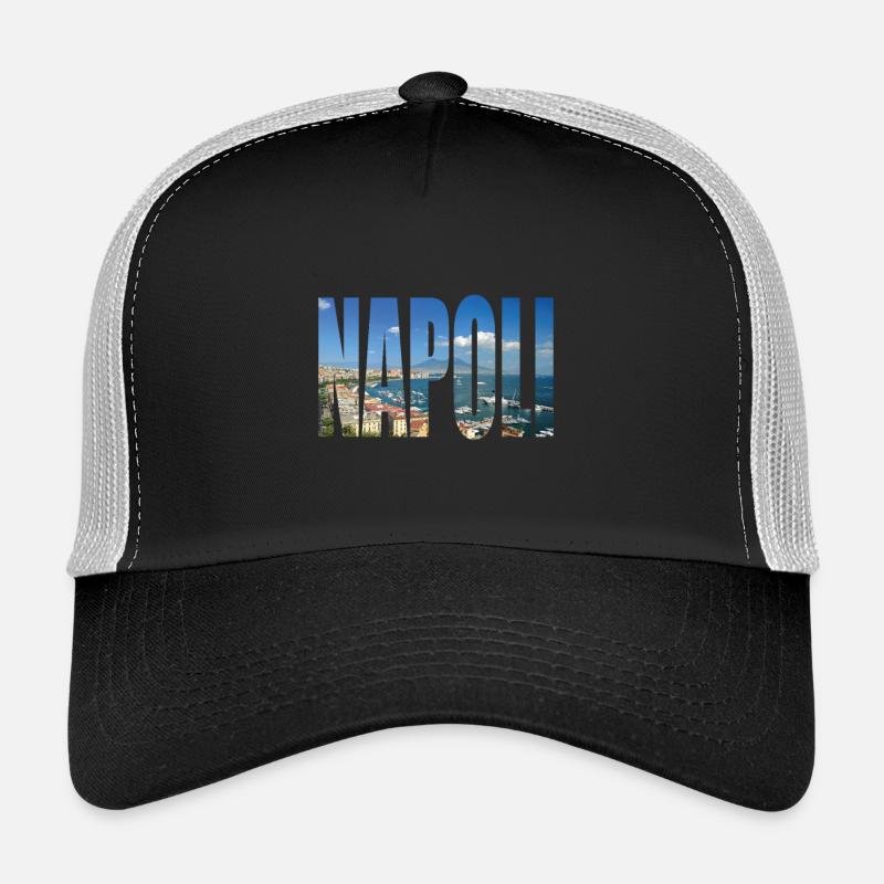NAPOLI ITALIA - Trucker Cap - black/stone grey