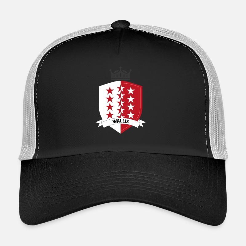 Drapeau Valais Wallis Trucker Cap