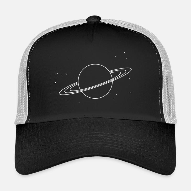 Saturne - Casquette trucker  - noir/gris pierre