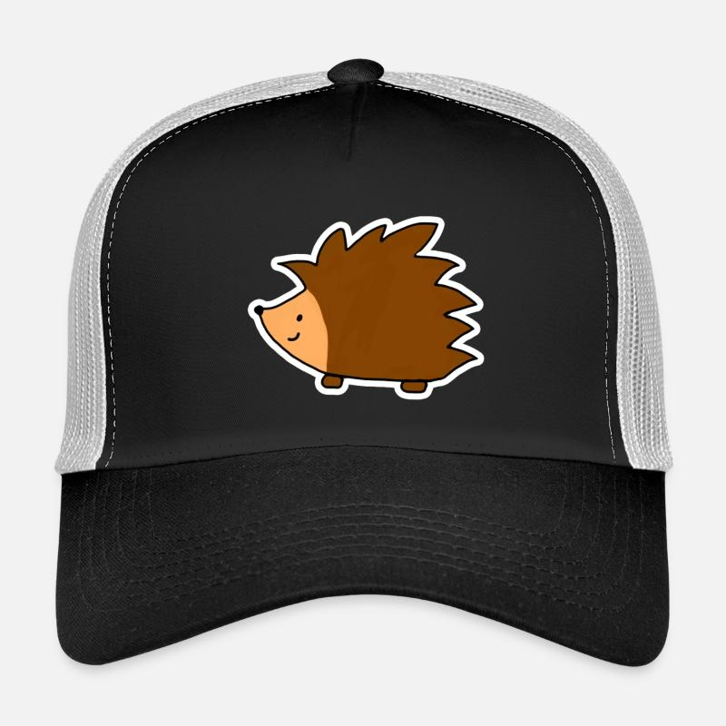 Igel - Trucker Cap - Schwarz/Steingrau