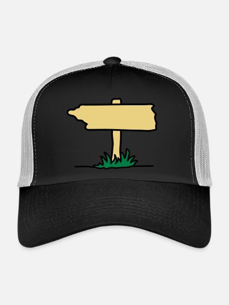 schild_3c - Casquette trucker  - noir/gris pierre - Devant