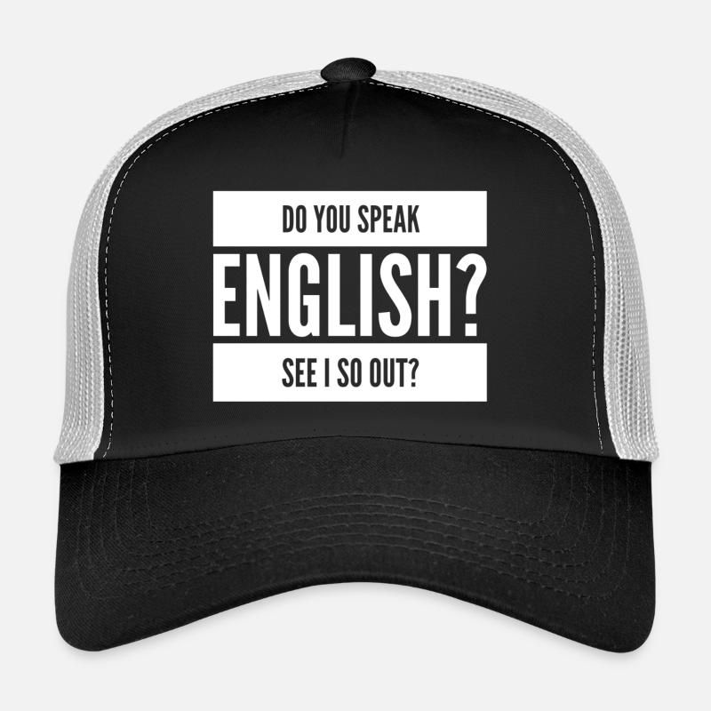 witziger Spruch - Trucker Cap - Schwarz/Steingrau